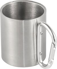 TAZZA IN ACCIAIO CON MOSCHETTONE